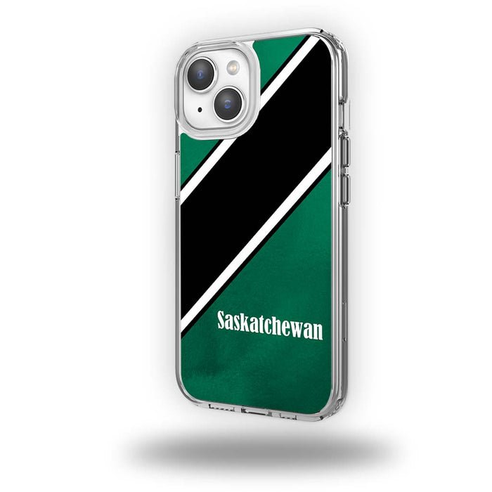 Canadian City Theme Clear Phone Case - Saskatchewan