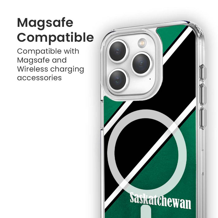 Canadian City Theme Clear Phone Case - Saskatchewan