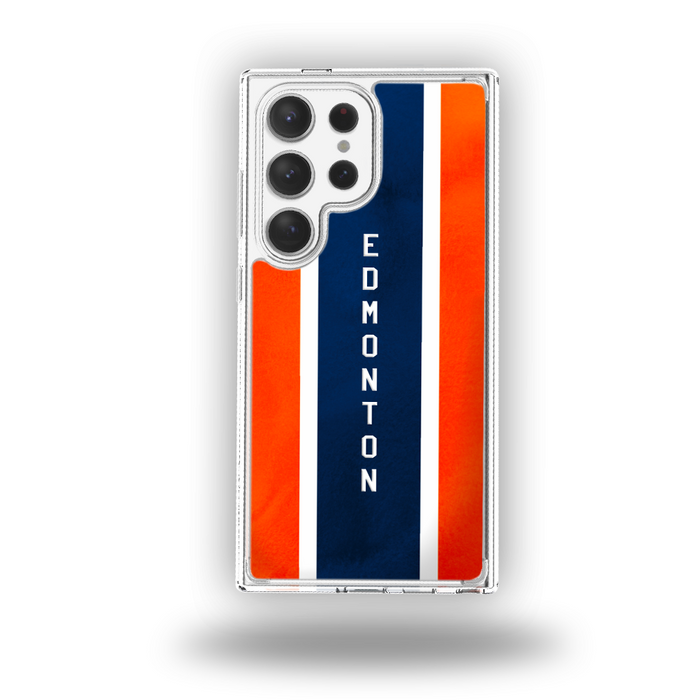 Canadian City Theme Clear Phone Case - Edmonton