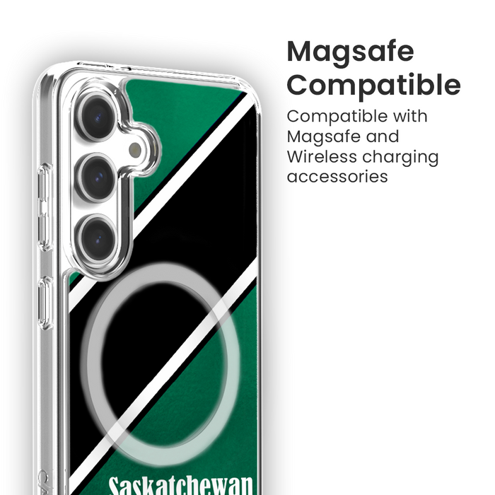 Canadian City Theme Clear Phone Case - Saskatchewan