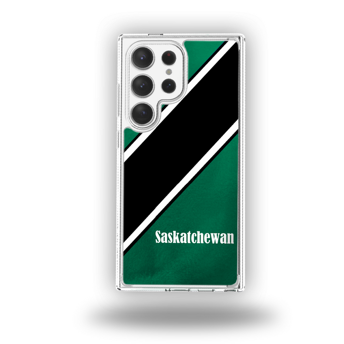 Canadian City Theme Clear Phone Case - Saskatchewan